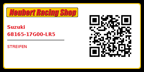 Suzuki 68165-17G00-LR5