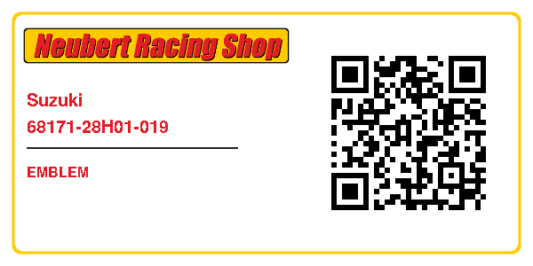 Suzuki 68171-28H01-019