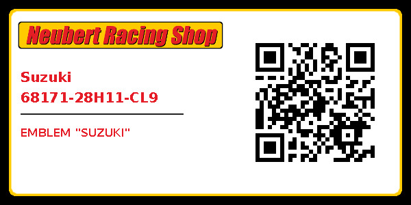 Suzuki 68171-28H11-CL9