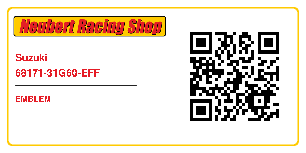 Suzuki 68171-31G60-EFF