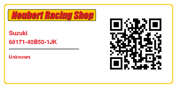 Suzuki 68171-40B50-1JK