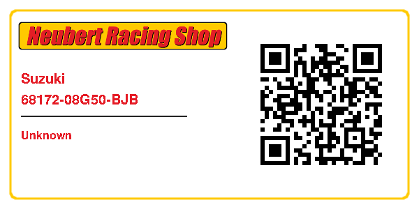 Suzuki 68172-08G50-BJB