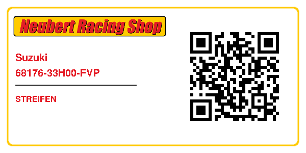 Suzuki 68176-33H00-FVP