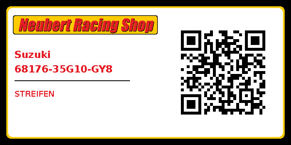 Suzuki 68176-35G10-GY8