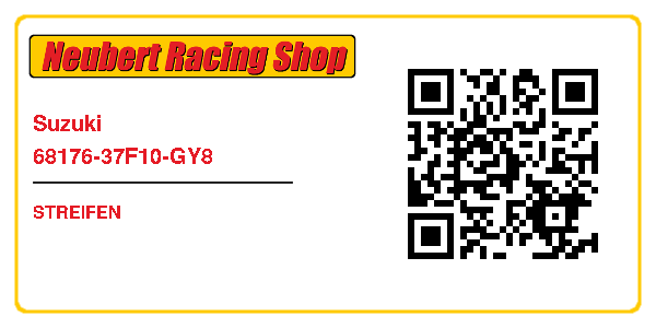 Suzuki 68176-37F10-GY8
