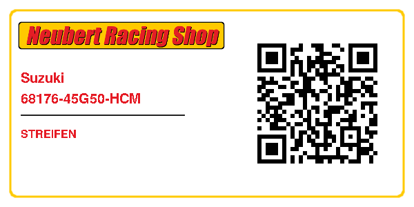 Suzuki 68176-45G50-HCM