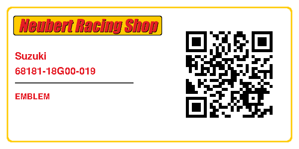 Suzuki 68181-18G00-019