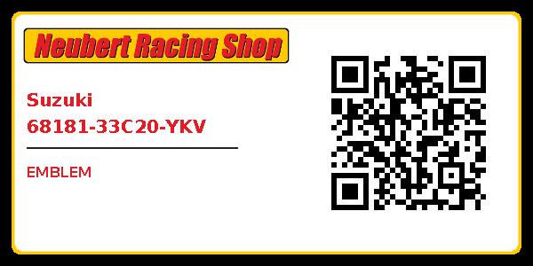 Suzuki 68181-33C20-YKV