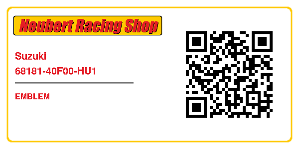 Suzuki 68181-40F00-HU1