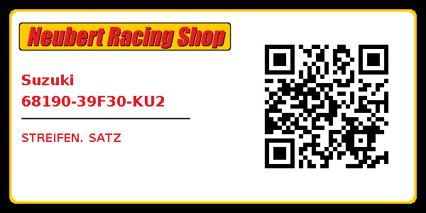 Suzuki 68190-39F30-KU2