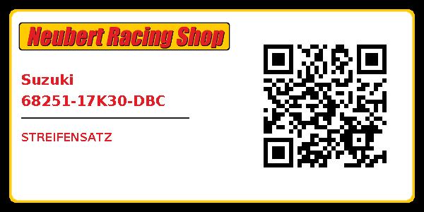 Suzuki 68251-17K30-DBC