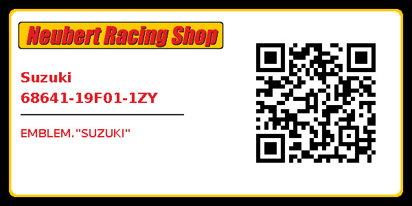 Suzuki 68641-19F01-1ZY