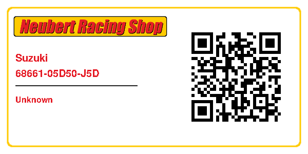 Suzuki 68661-05D50-J5D
