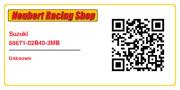 Suzuki 68671-02B40-3MB