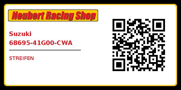 Suzuki 68695-41G00-CWA