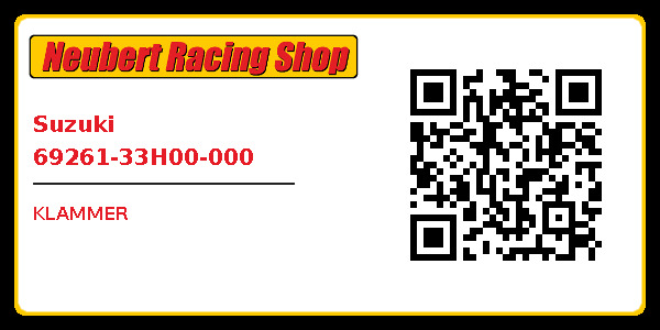 Suzuki 69261-33H00-000