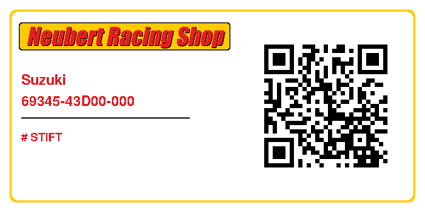 Suzuki 69345-43D00-000