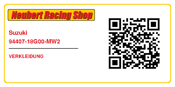 Suzuki 94407-18G00-MW2