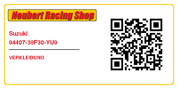 Suzuki 94407-39F30-YU9