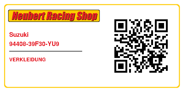 Suzuki 94408-39F30-YU9
