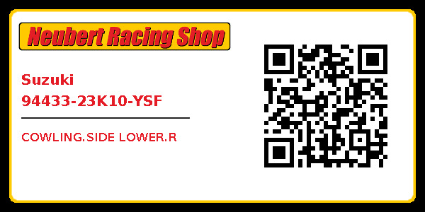 Suzuki 94433-23K10-YSF