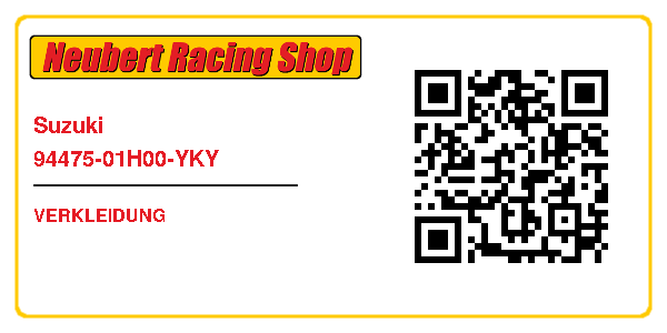 Suzuki 94475-01H00-YKY