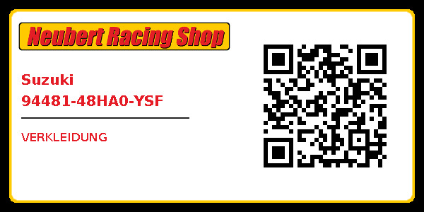 Suzuki 94481-48HA0-YSF
