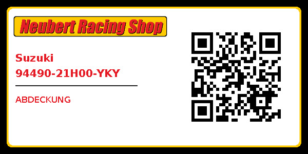 Suzuki 94490-21H00-YKY