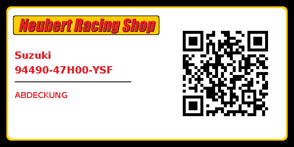 Suzuki 94490-47H00-YSF
