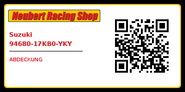 Suzuki 94680-17KB0-YKY