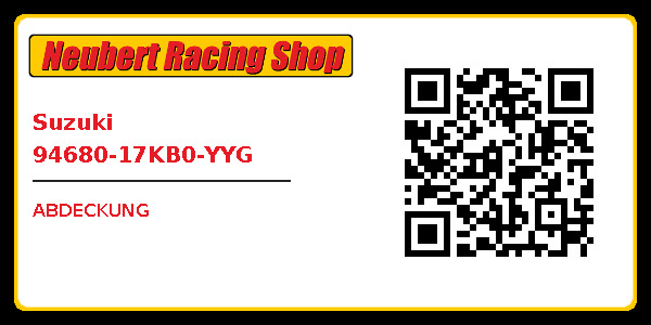 Suzuki 94680-17KB0-YYG
