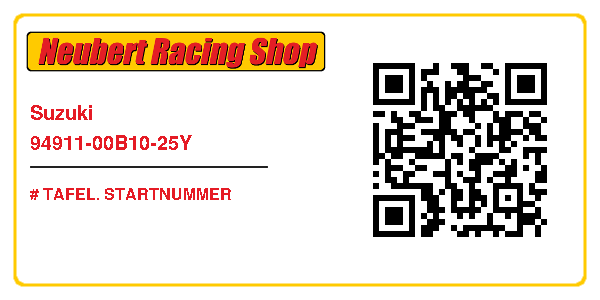 Suzuki 94911-00B10-25Y