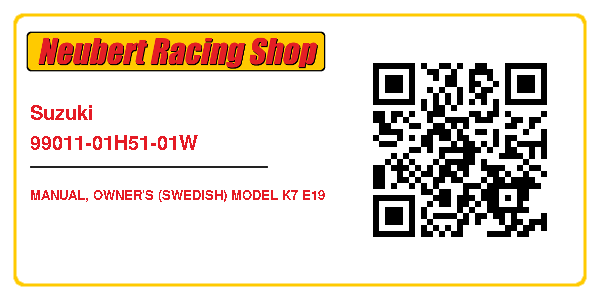 Suzuki 99011-01H51-01W