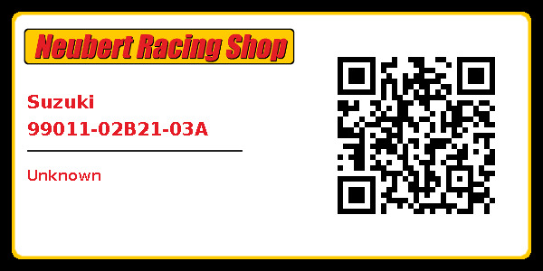 Suzuki 99011-02B21-03A