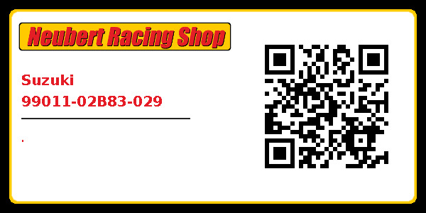Suzuki 99011-02B83-029
