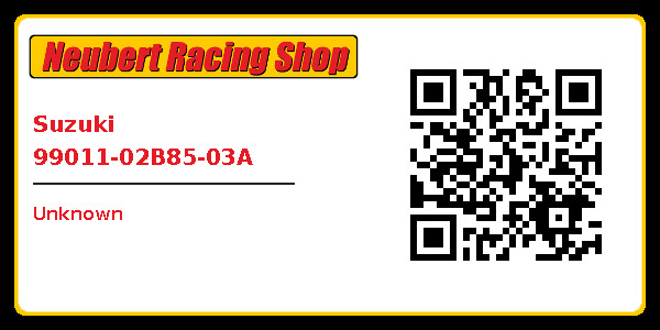 Suzuki 99011-02B85-03A