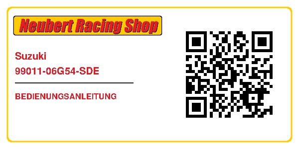 Suzuki 99011-06G54-SDE