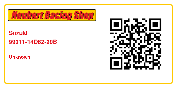 Suzuki 99011-14D62-28B