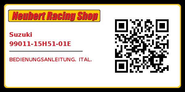 Suzuki 99011-15H51-01E