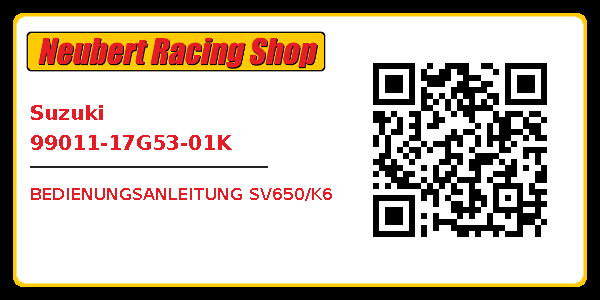 Suzuki 99011-17G53-01K