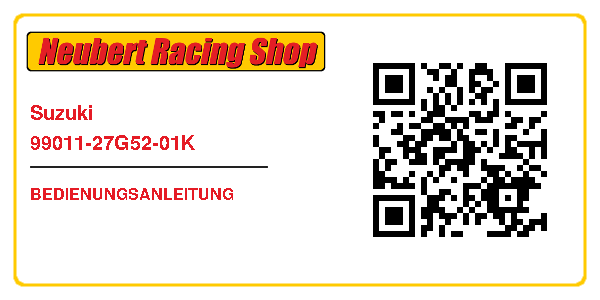 Suzuki 99011-27G52-01K