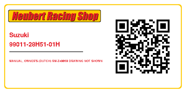 Suzuki 99011-28H51-01H