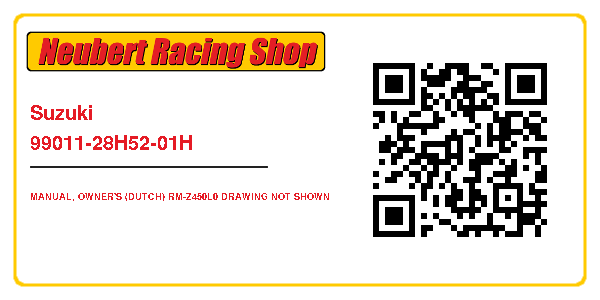 Suzuki 99011-28H52-01H