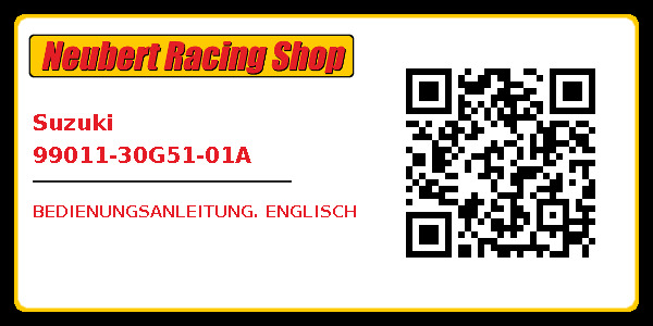 Suzuki 99011-30G51-01A