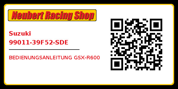 Suzuki 99011-39F52-SDE