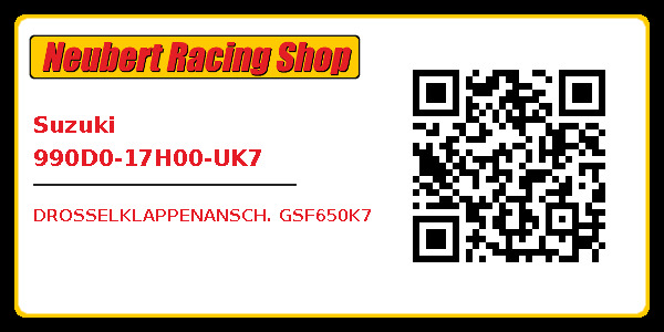 Suzuki 990D0-17H00-UK7
