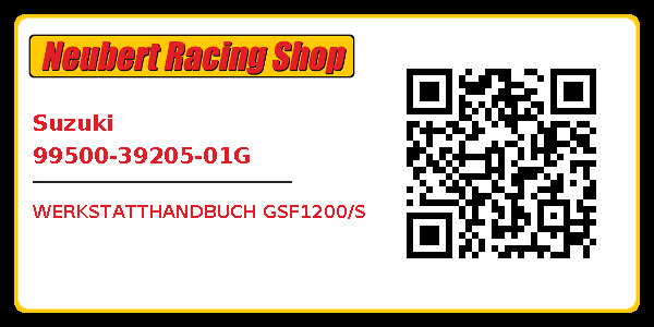 Suzuki 99500-39205-01G