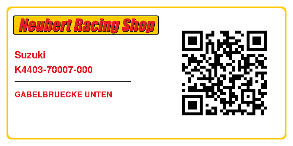 Suzuki K4403-70007-000