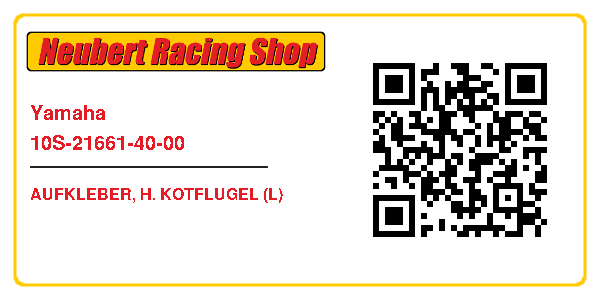 Yamaha 10S-21661-40-00