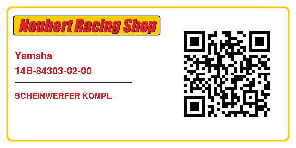 Yamaha 14B-84303-02-00